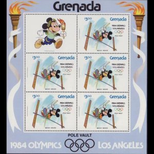 GRENADA 1983 - Scott# 1193A Sheet-Disney NH