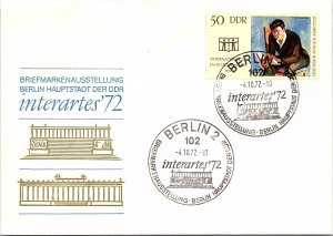 Germany D.D.R., Worldwide First Day Cover, Art