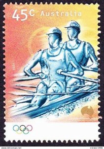 AUSTRALIA 2000 45c Multicoloured Olympic Sports - Rowing SG2014 FU