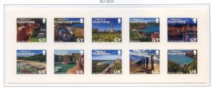 Guernsey 2014 Love SG1525/1534 Unmounted Mint