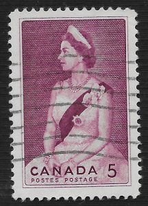 Canada #433 5c Queen Elizabeth II