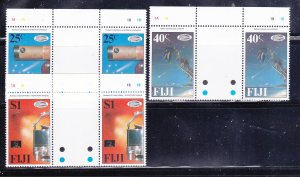 Fiji 551-553 Gutter Pairs Set MNH Space