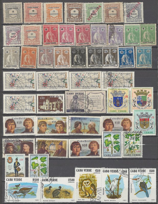 COLLECTION LOT # 2472 CAPE VERDE 51 ALL CONDITIONS STAMPS 1914+ CLEARANCE