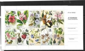 BERMUDA SGSB13 2015 LEFROY BOTANICALS BOOKLET MNH