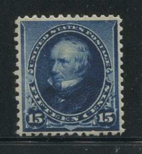 1890 US Stamp #227 15c Mint Hinged VF No Gum Catalogue Value $180