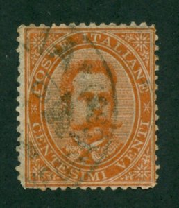 Italy 1879 #47 U SCV(2020)=$1.45