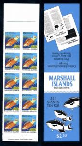 [49739] Marshall Islands 1988 Marine life Fish MNH Booklet