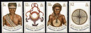 SOLOMON ISLANDS SG666/9 1990 PERSONAL ORNIMENTS MNH
