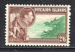 Pitcairn Islands  #8 VF,  Unused ....  CV  18.50