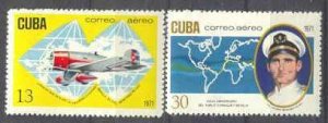 Cuba C247-48 MNH Aviation SCV6
