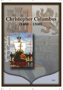 St. Vincent 2006 - SC# 3524 Christopher Columbus Explorer - Souvenir Sheet - MNH