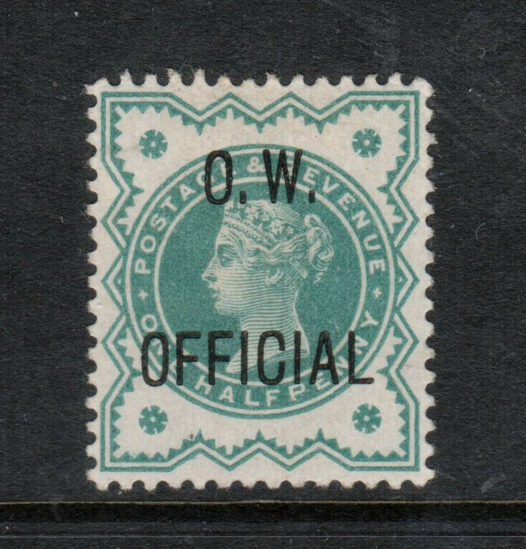 Great Britain #O49 Very Fine Mint Original Gum Hinged With Expert Handstamp