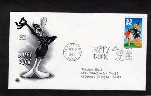 3306a Daffy Duck, FDC PCS addressed