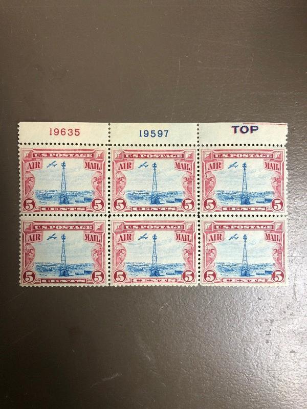 C11 Plate Block Double Top. Superb MNH