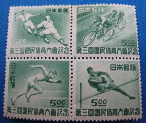 JAPAN 1948 - SCOTT # 421a   COMPLETE SET    MLH