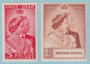 BRITISH GUIANA 244 - 245  MINT HINGED OG * NO FAULTS VERY FINE! - P605