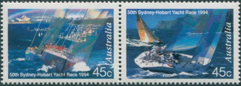 Australia 1994 SG1491-1492 Sydney Hobart Yacht Race pair MNH
