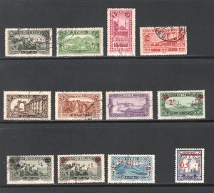 Syria  #174-5, 177, 179-0, 182-3, 187, 189-0, 195, 199  VF, Used,  ...  6160115