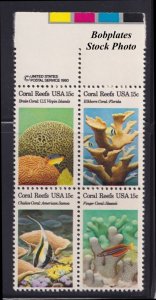 BOBPLATES #1827-30 Coral Reefs Copyright Block MNH ~ See Details for Positions