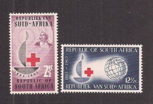 SOUTH AFRICA SC# 285-86  FVF/MOG  1963