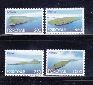 Faroe Islands 383-386 Set MNH Islands