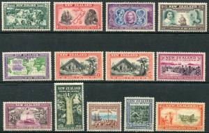 NEW ZEALAND ~ #229 - 241 Mint Light/Heavy Hinged Set WAITANGI TREATY ~ S5509