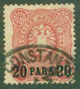 GERMANY OFFICE IN TURKEY 2 USED (RL) 3116 CV $75.00 BIN $20.00