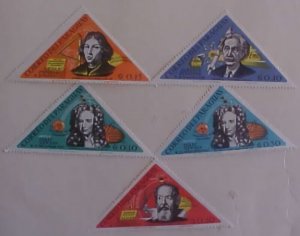 PARAGUAY SPACE UNLISTED EINSTEIN SET 1970 MINT LH IMPERF