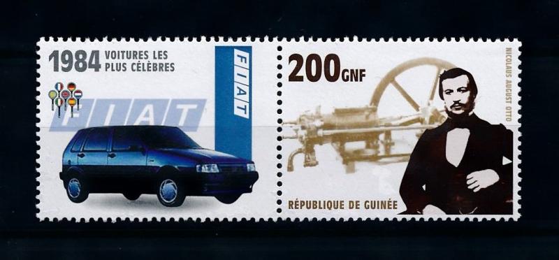 [76891] Guinea 2002 Classic Car 1984 Fiat Uno 45  MNH