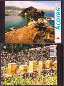 Azores - Portugal 2013 Honey Bees Motorcycles Prestige Booklet MNH