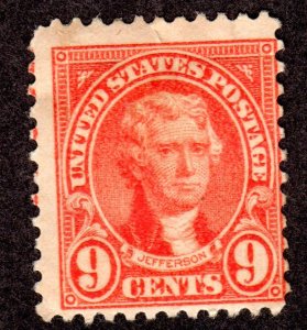 USA Scott # 561, MH   2018 CAT = $ 11.00    Lot 200550 -01