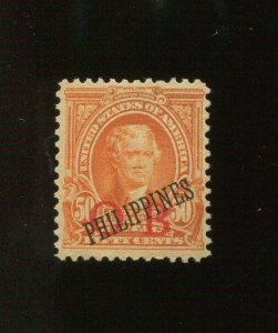 Philippines 236 Var Franklin RED Bandholtz O.B. Official Business Unused Stamp