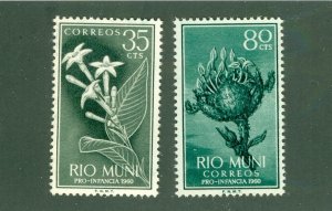 RIO MUNI 10-11 MNH BIN$ 1.00