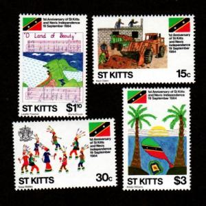St Kitts # 157-160 Mint!