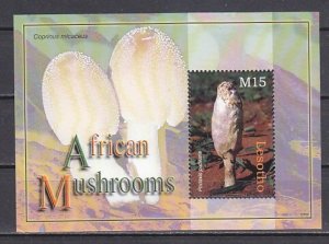 Lesotho, Scott cat. 1427. Mushroom s/sheet. ^