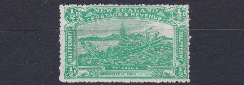 NEW ZEALAND  1906      S G 370    1/2D   EMERALD GREEN     MH    