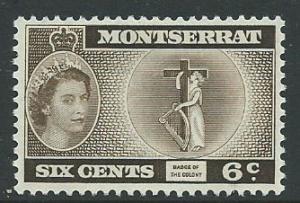 Montserrat SG 142a Mint Very Light Hinge