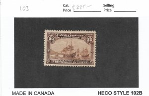 Canada: Sc #103, used  (55118)