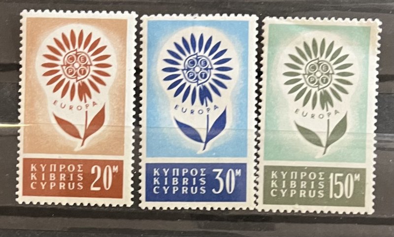 Cyprus #244-246 MLH Set