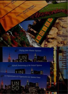 U.Nations 10 diff. MNH booklets