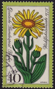 Germany Berlin - 1975 - Scott #9NB120 - used - Flower