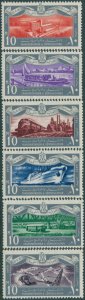 Egypt 1959 SG595-600 Transport and Communications set MNH