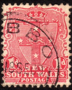 1905, New South Wales, 1p, Used, Sc 110