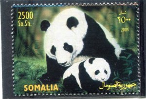 Somalia 2004 GIANT PANDAS Stamp Perforated Mint (NH)