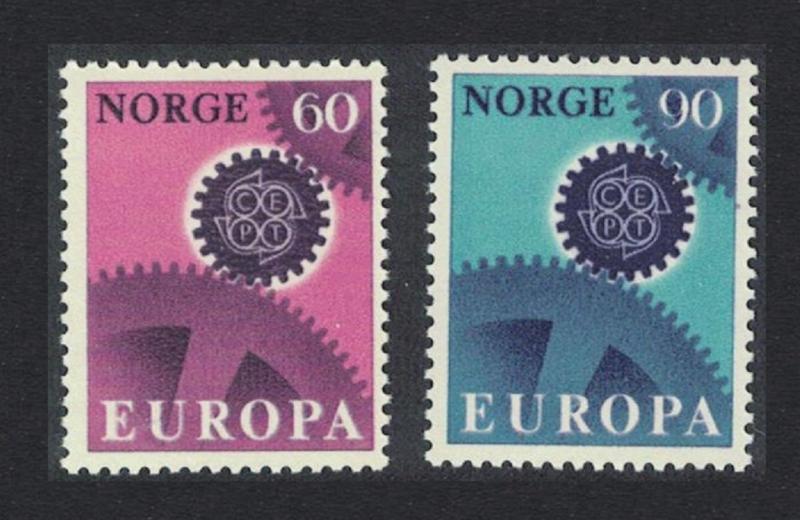 Norway Europa CEPT 2v issue 1967 SG#604-605