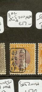 MALAYA JAPANESE OCCUPATION (P2601B)PERAK PERAK  2C  SGJ200  MNH SIGN ROWELL