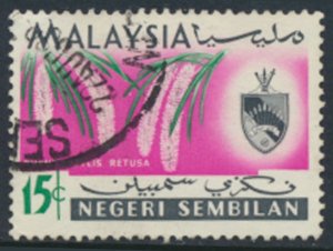 Negri Sembilan  SC# 81 Used  Orchids Flowers see details & scans