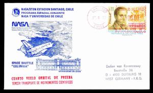 1982 LAUNCH OF COLUMBIA STS-4 NASA/STDN TRACKING STATION SANTIAGO CHILE (E#2638)