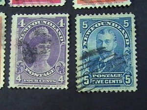 NEWFOUNDLAND # 78-85-USED---COMPLETE SET------1897-1901