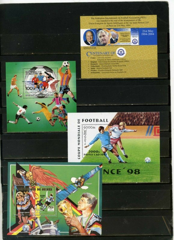 SOCCER WORLD CUP SMALL COLLECTION SET OF 4 S/S MNH